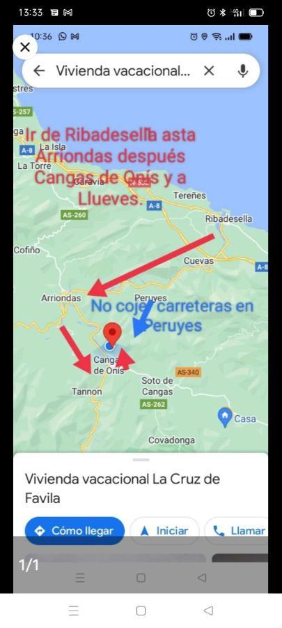 Casa La Cruz A 2Km De Onís Zewnętrze zdjęcie